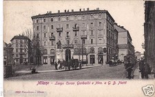 # MILANO: LARGO CORSO GARIBALDI E MON. A G.B. PIATTI - 1911