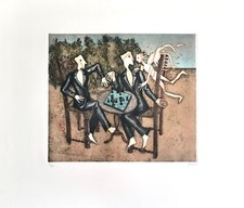 ENRICO BENAGLIA 60x70 serigrafia su carta 100 esemplari