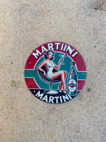 Insegna metallo martini - metallo,