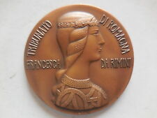 Medaglia Tribunale di Romagna Francesca da Rimini inc Veroi 60mm