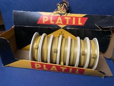 Platil vintage box fishing line scatola da bancone bobine nylon da pesca
