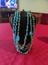 Collana Lunga Pietre Naturali