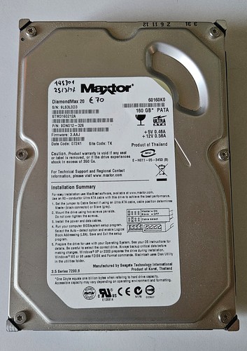 Hard disk interno maxtor - interno,