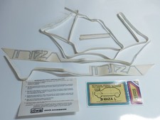 Kit Adesivi Auto Strisce Adesive Logo Fiancate Seat Ibiza L 3-5 Porte Grigio