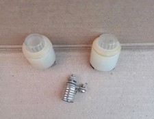 N°02 PULSANTI + PORTALAMPADA PER CITOFONO VINTAGE (USATO FUNZIONANTE VEDI MISURE