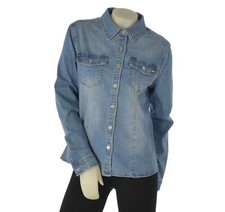 CAMICIA JEANS  TASCHINI  DONNA