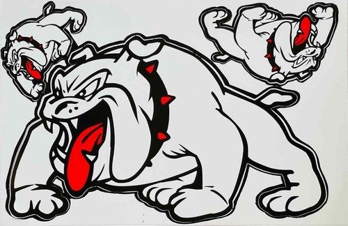 Adesivi bulldog adesivo cane