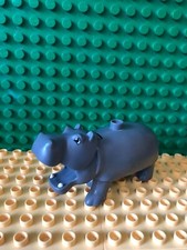 Lego duplo ippopotamo grey - ippopotamo,