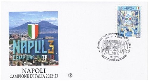Italia fdc con annullo - italia,