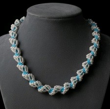 Collana Perle Tubolare Spirale