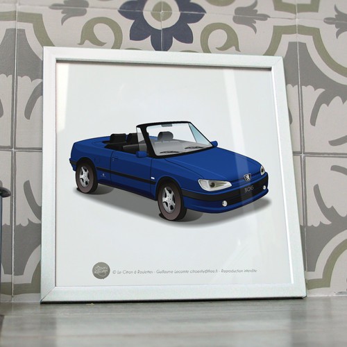 Poster peugeot 306 - poster,