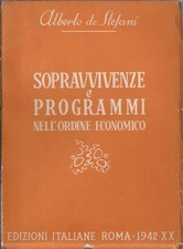 De Stefani, Alb..SOPRAVVIVENZE