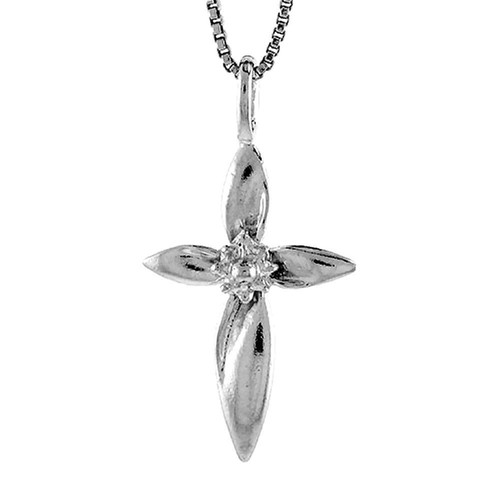 Ciondolo croce argento 925 - ciondolo,