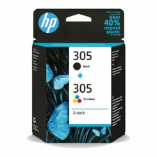 KIT 2 CARTUCCE HP 305 NERA E COLORE ORIGINALE  PER HP DESKJET 2710,2720,2724