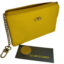 Acciaio pochette zip con