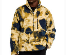 The North Face Men's large Extreme Pile Half Zip Pullover Relaxed Fit Sherpa jac