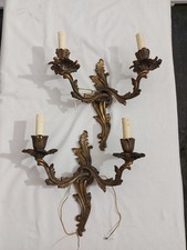 Coppia apliques bronzo - in,