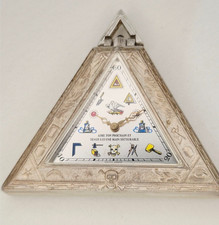 Silver Masonic Symbol Pocket
