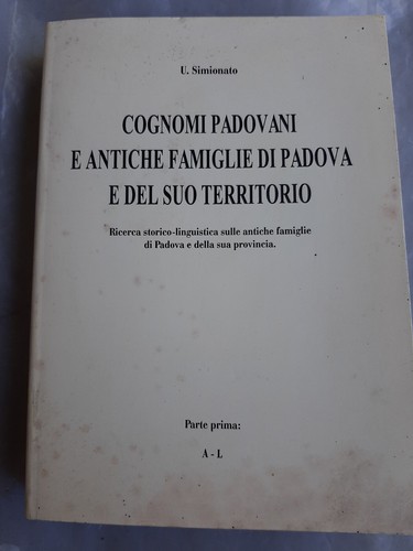 Cognomi padovani u - padovani,