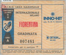 C0552 - Vecchio  BIGLIETTO