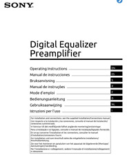 Sony XDP-210EQ Amplificatore