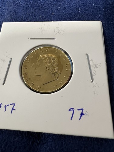 1957 italy lire beautiful - italy,