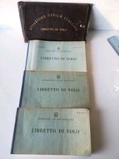 Lotto 3 libretti di volo usati