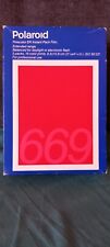 POLAROID 669 Expired film pellicola scaduta Rullini 8,5x10,8 COLOR