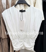 ZARA NEW WOMAN DRAPED KNIT TOP