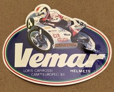 ADESIVO MOTO GP Loris Capirossi Honda STICKER AUTOCOLLANT 1989