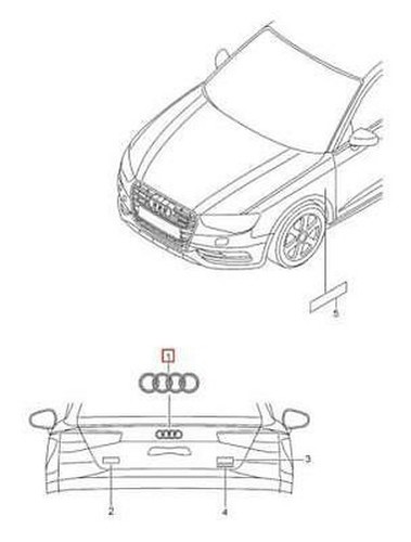 Nuovo originale audi rs3 - a3, s3