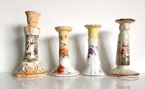 Candlesticks porcelain - x, 4
