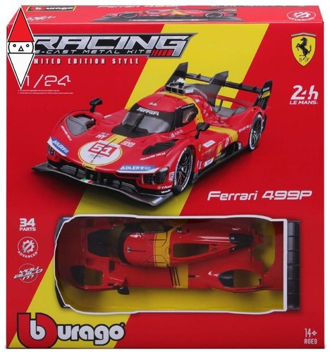 Burago ferrari 499p 3 - ferrari, 3.0l