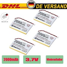4 batterie 3,7 V 2000 mAh 3 C