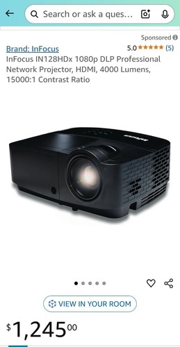 Infocus in128hdx 1080p dlp - in128hdx,
