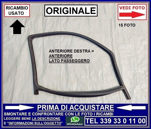 Guarnizione vetro portiera - guarnizione,