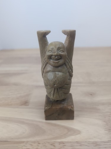 Happy buddha statue with - statue, arms