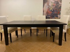 Tavolo in legno massiccio IKEA + 6 sedie