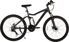 Boulder, Mountain Bike Unisex Adulto, Grigio Scuro, 43.18 Cm