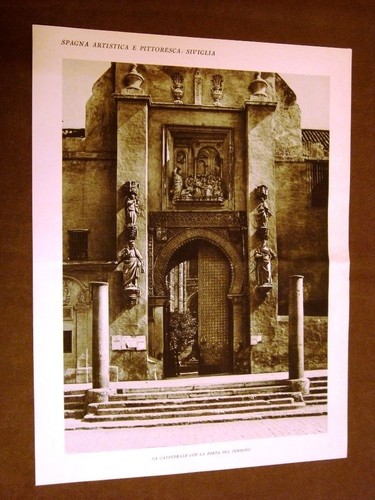 Siviglia nel 1928 cattedrale - siviglia,