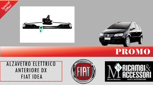 Alzavetro anteriore fiat - dx,