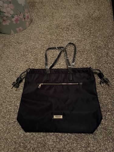 Borsa versace nylon nero - borsa,