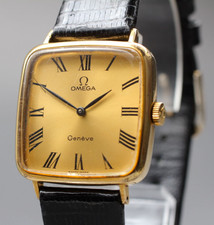 Orologio vintage Omega Genève Cal.625 manuale 27 mm GP quadrante romano anni 70