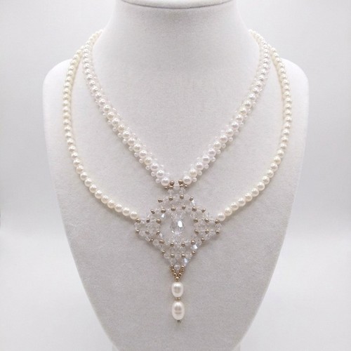 Collana artigianale retrò - collana,