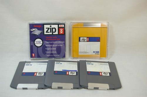 Lot iomega zip - 100, disks