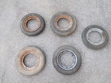 CERCHIO GOMMA RUOTA PNEUMATICO PIRELLI 3,50 10 3,00 10 ORIGINALE EPOCA