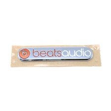 Emblema audio originale Seat Beats portellone posteriore adesivo logo cromato arancione