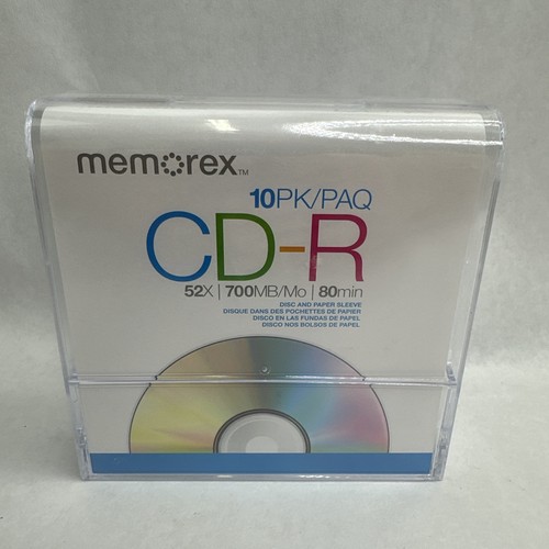 Memorex 10pk 52x 700mb - cd-r,