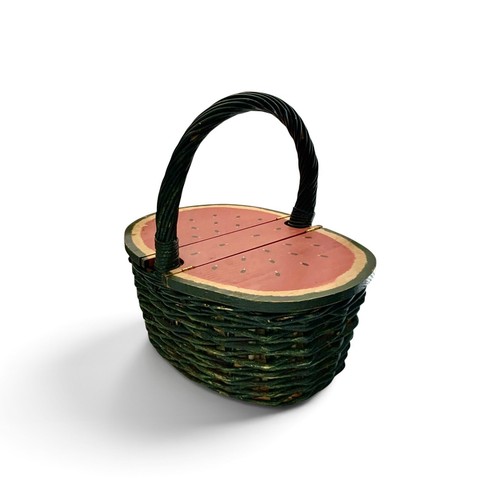 Cestino anguria vintage legno
