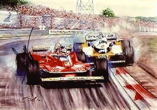 René arnoux autografo - rené,